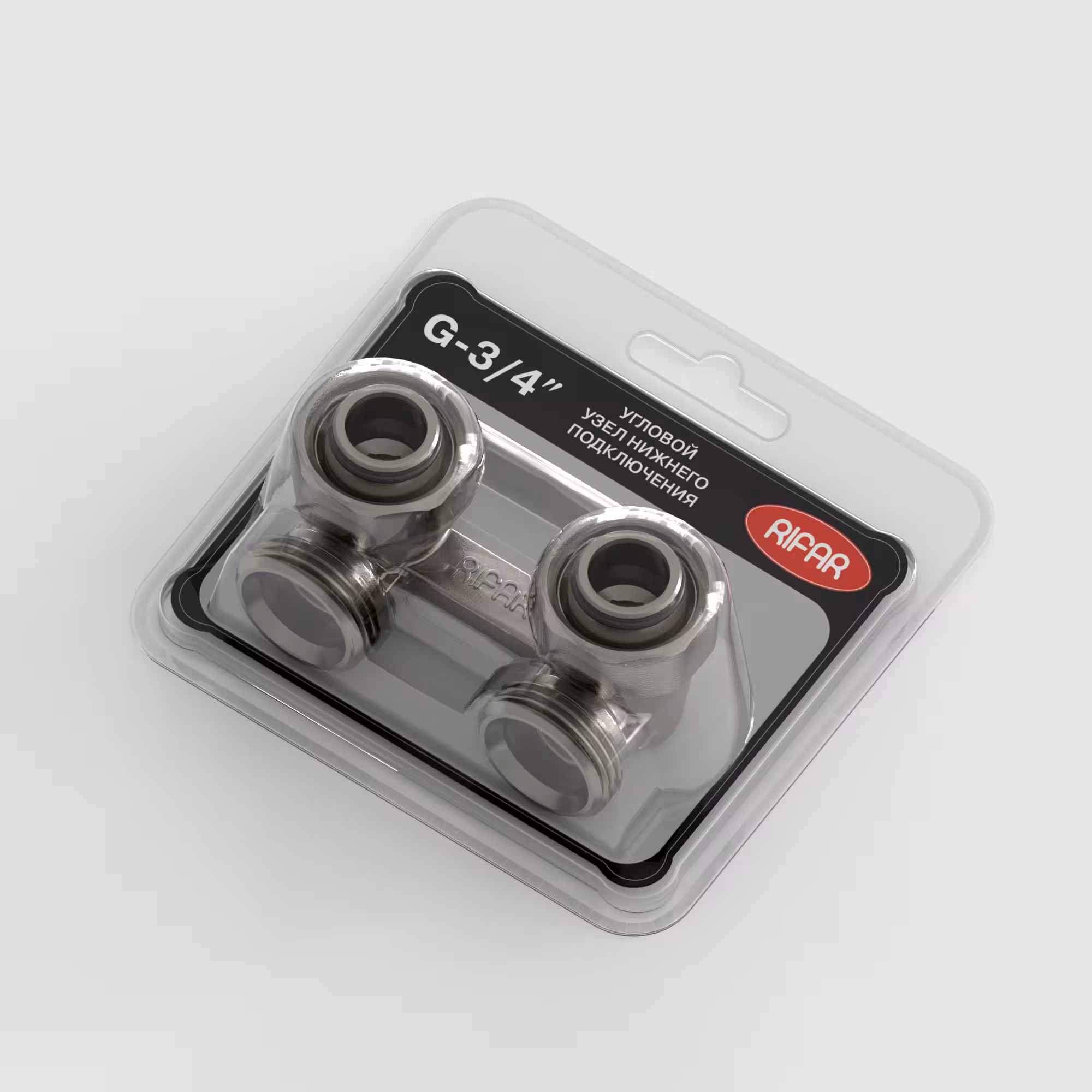 Узел нижнего подключения угловой 50 мм