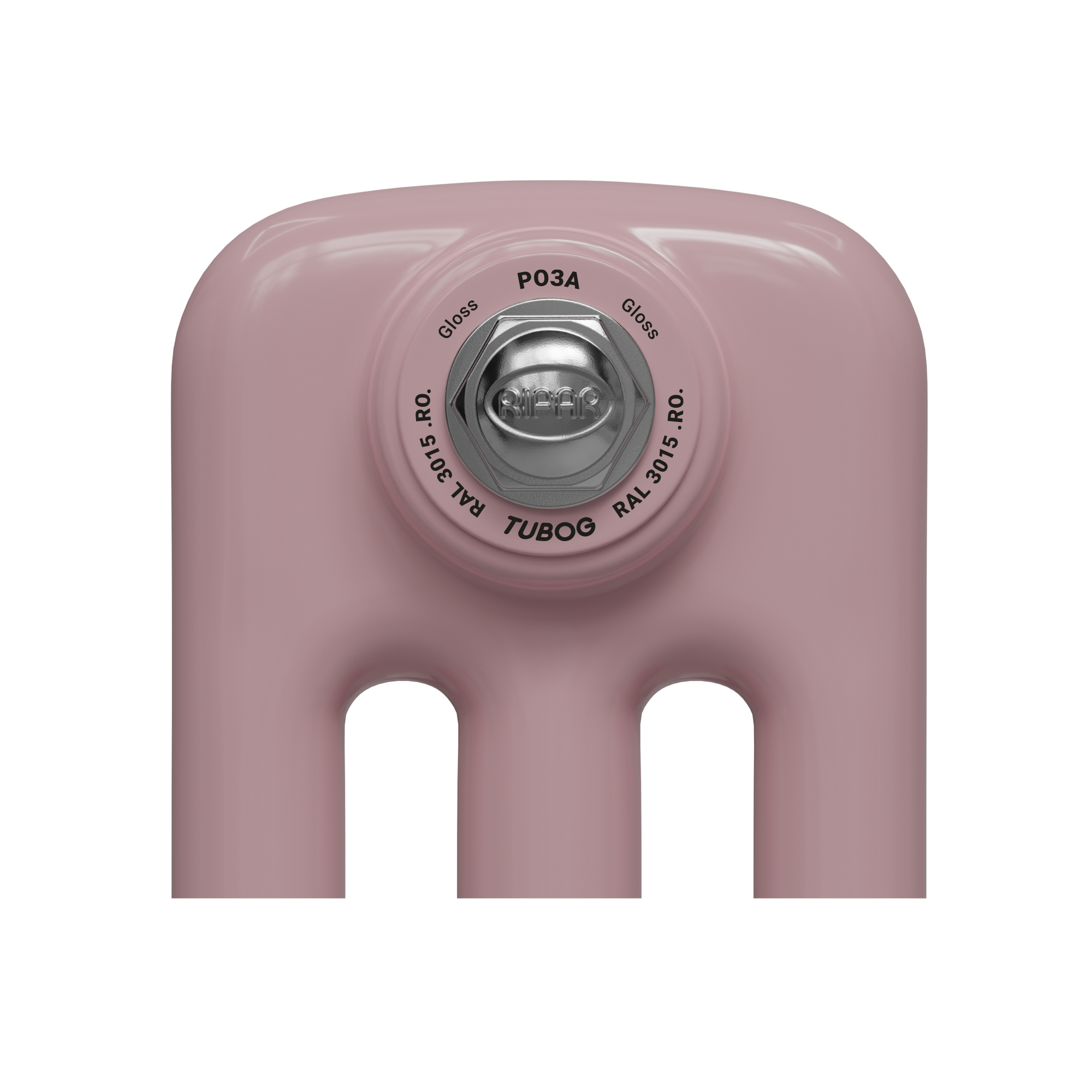 Радиатор Tubog в цвете RO RAL 3015 Gloss Роза